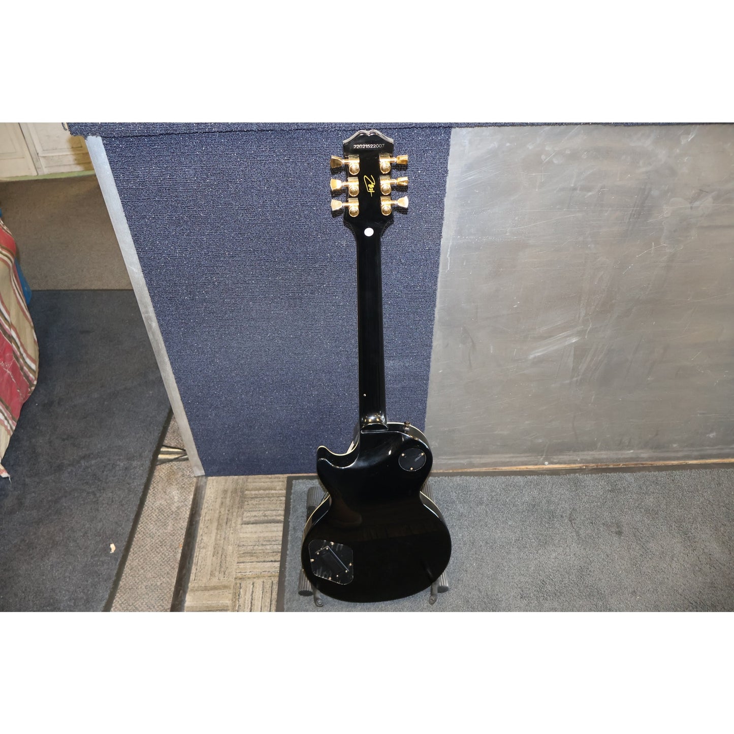 Epiphone Les Paul Matt Heafy MKH Orgins Custom Electric Guitar, 6 String, Ebony
