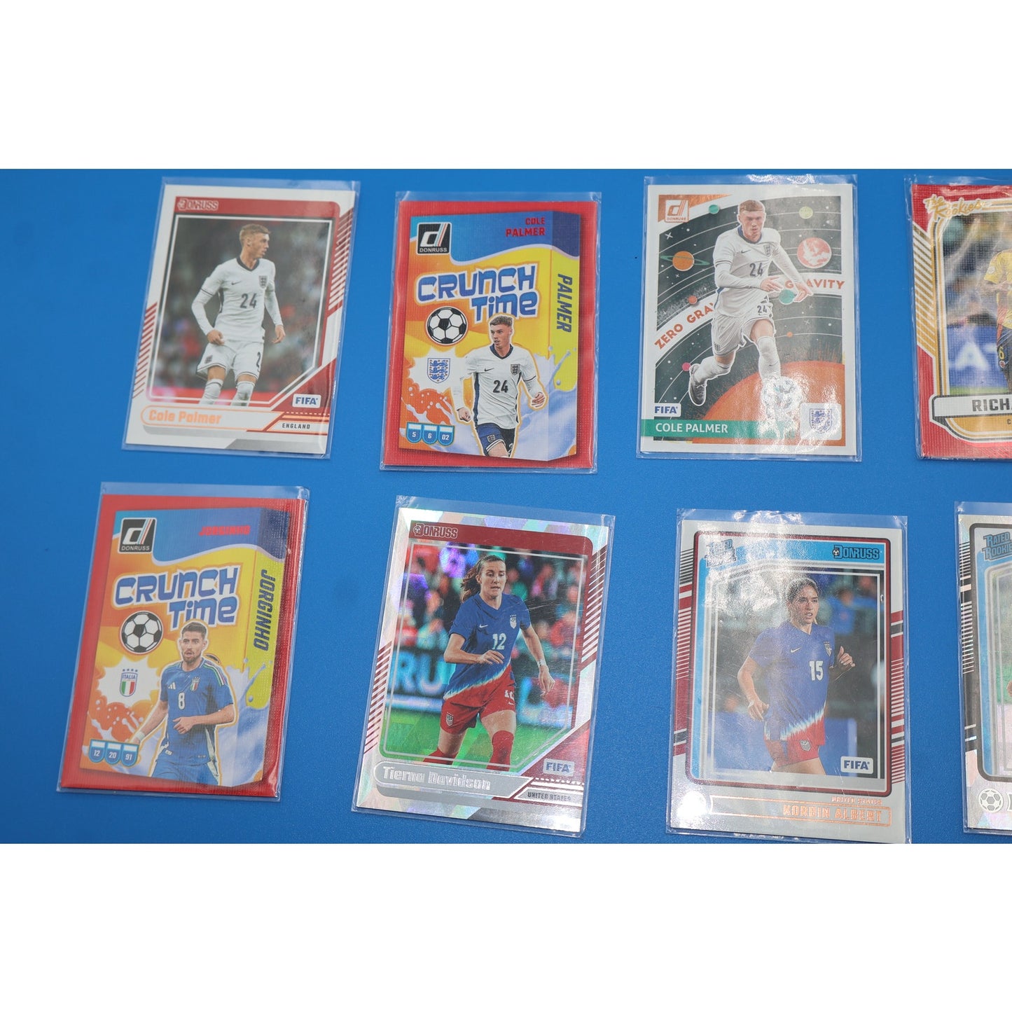 Lot of 29 Panini Soccer Trading Cards (Messi, Cole Palmer)