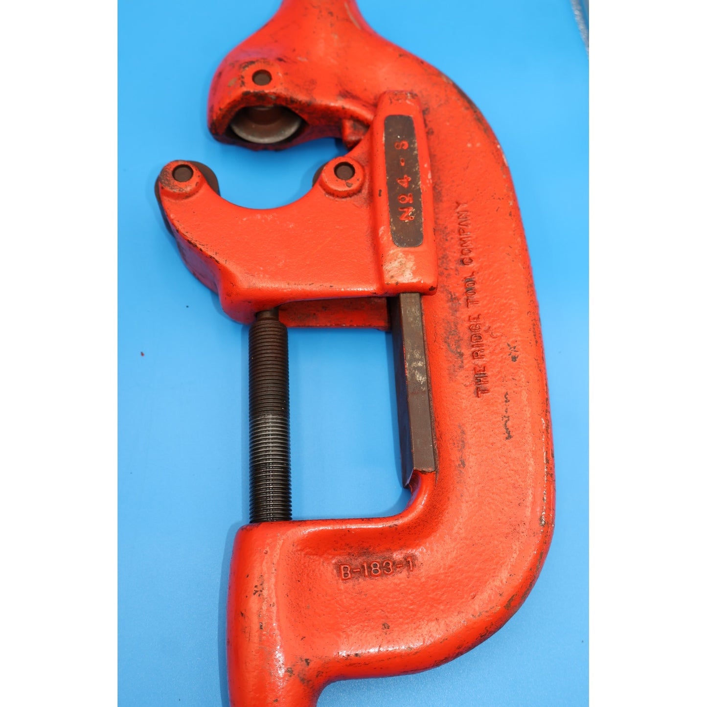 Lot of Ridgid Pipe Threading Set 65-R, 4-S, 12-R (Ratcheting Heads, Pipe Cutter)