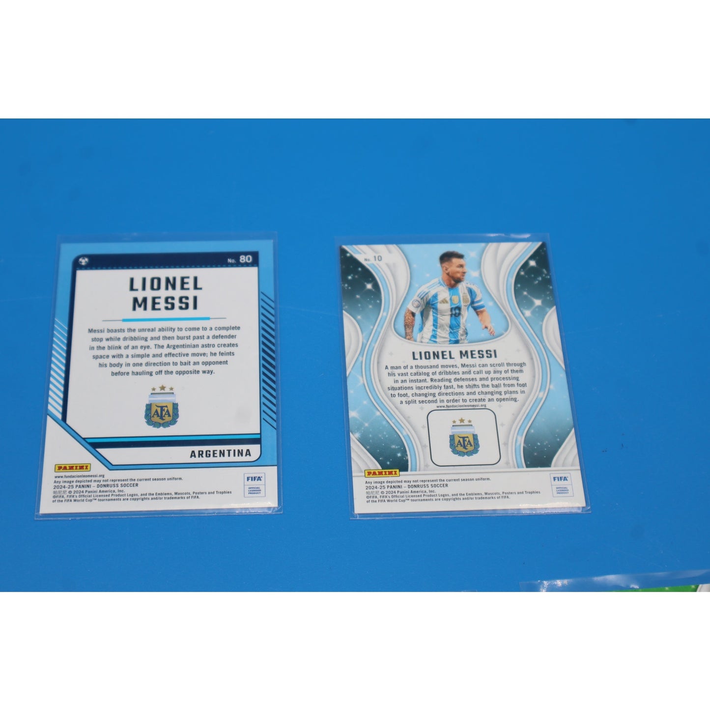 Lot of 29 Panini Soccer Trading Cards (Messi, Cole Palmer)
