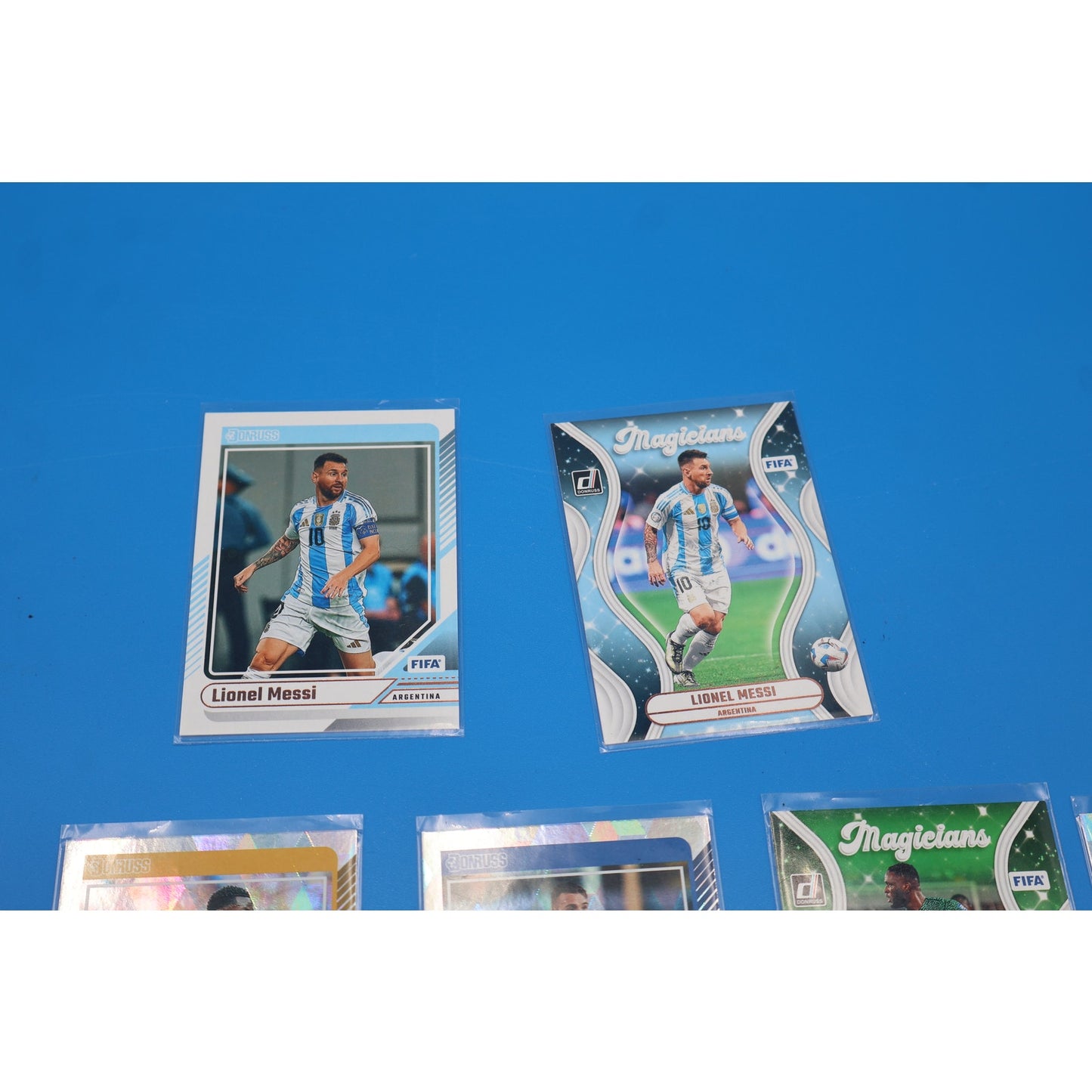 Lot of 29 Panini Soccer Trading Cards (Messi, Cole Palmer)