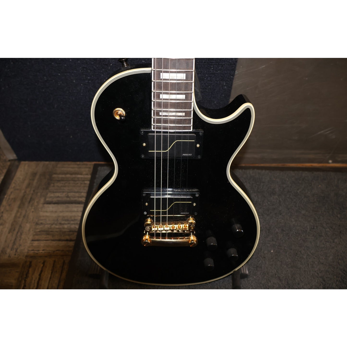Epiphone Les Paul Matt Heafy MKH Orgins Custom Electric Guitar, 6 String, Ebony