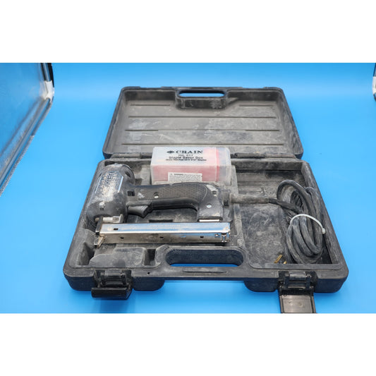 Crain No. 635 Power Tacker, Electric Carpet Flooring Stapler