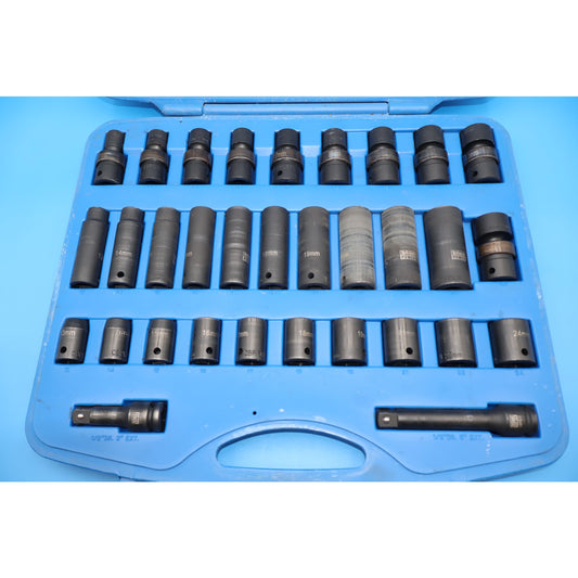 Cornwell CBPI3M32S 32PC Impact Socket Set, 1/2" Drive