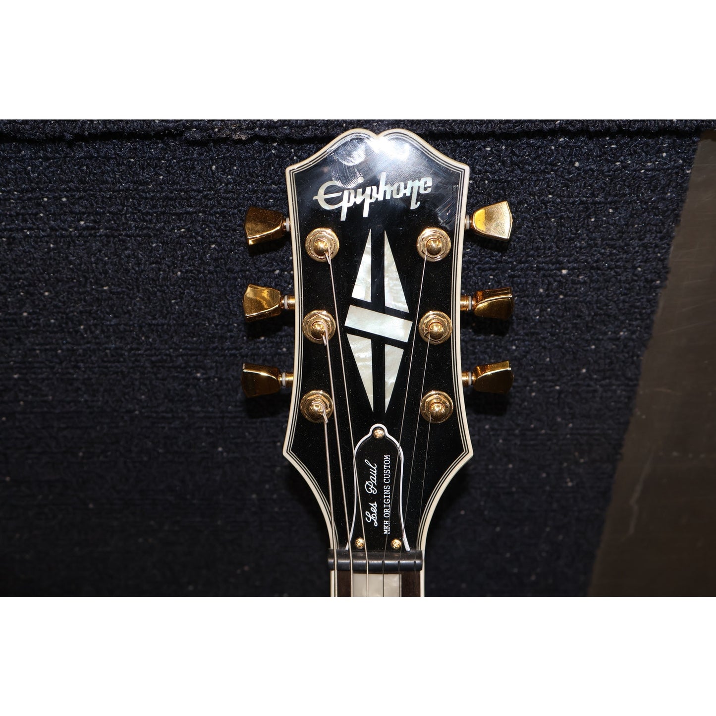 Epiphone Les Paul Matt Heafy MKH Orgins Custom Electric Guitar, 6 String, Ebony