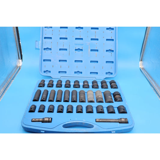 Cornwell CBPI3M32S 32PC Impact Socket Set, 1/2" Drive