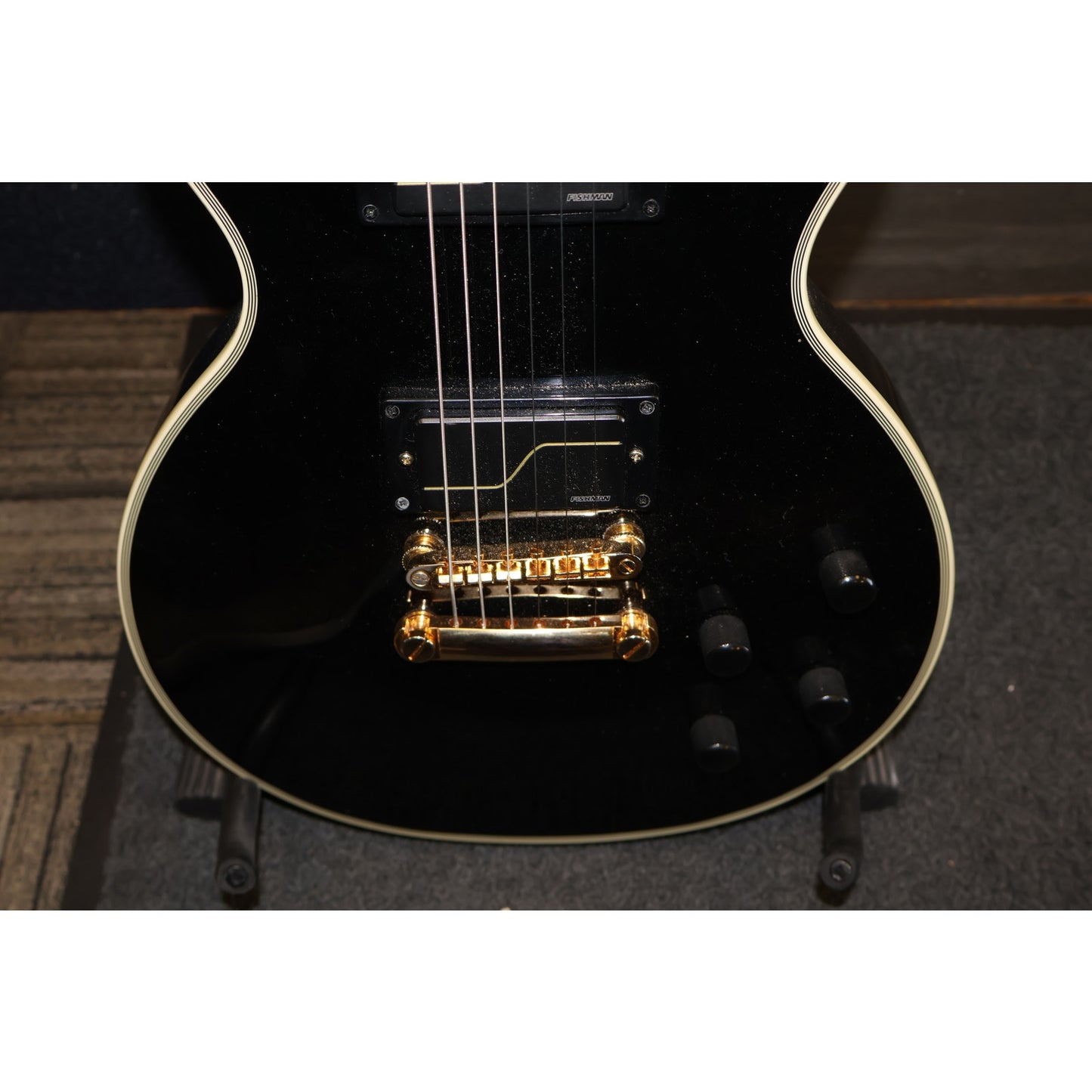 Epiphone Les Paul Matt Heafy MKH Orgins Custom Electric Guitar, 6 String, Ebony