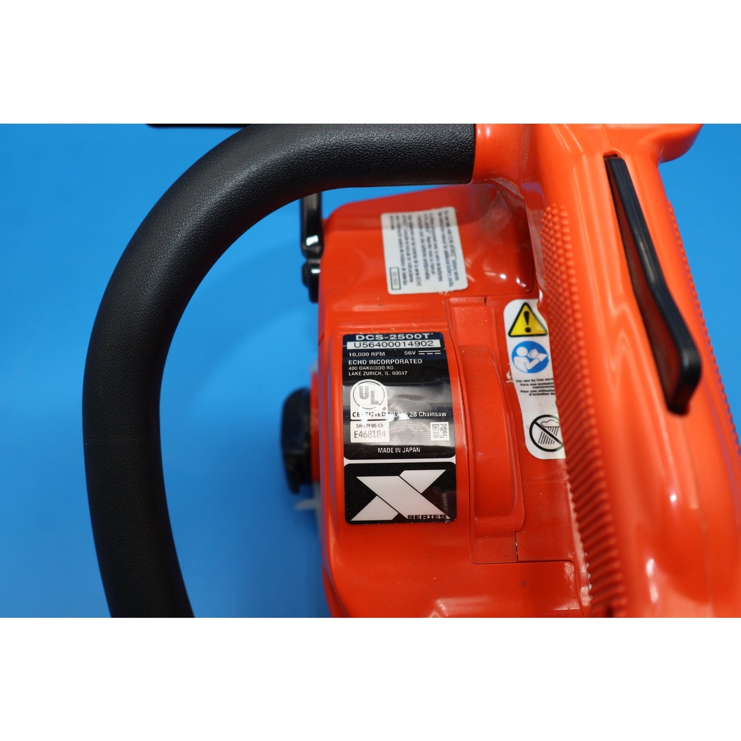Echo DCS-2500T 56V X Series 12” Brushless Top Handle Chainsaw w/ Battery+Charger